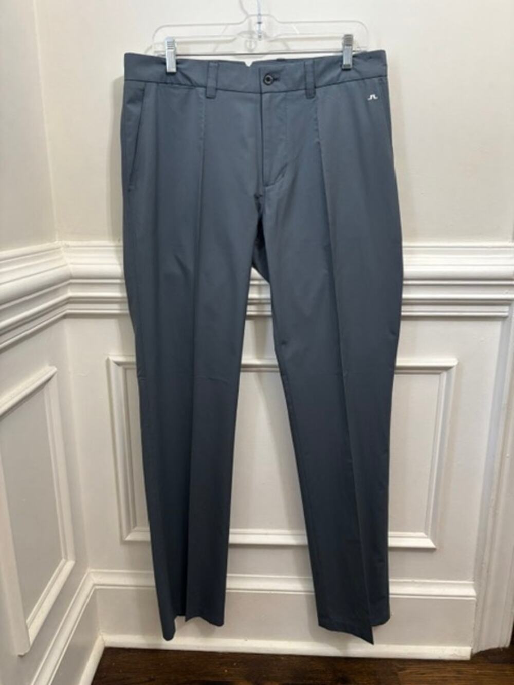 J.Lindeberg Golf Pants Mens 32x34 Slim Fit Gray Performance Pant